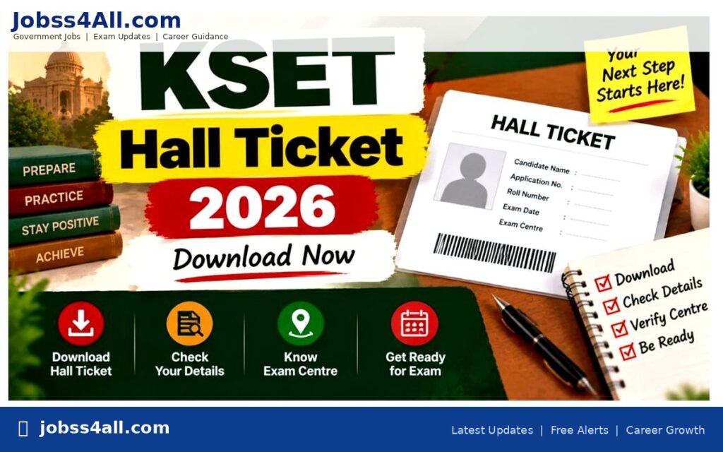 KSET Hall Ticket 2026 released – Download Kerala SET Admit Card